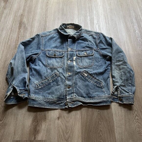 Vintage Guess Georges Marciano Jean Jacket Medium Stonewash - Picture 1 of 9